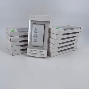 Lot of 12 Moshi USB-C Multiport Adapters, HDMI, USB-A, USB-C Charging, New